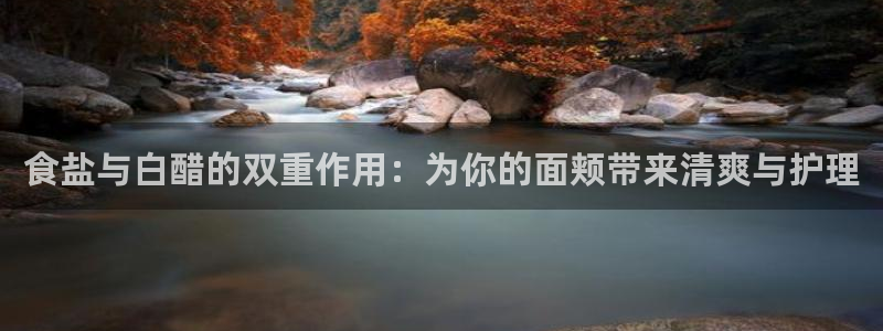 威九国际网站游戏：食盐与白醋的双重作用：为你的面颊带来清爽与